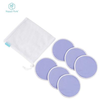 China Eco-Friendly Happy Washable Reusable Pads Pads Leakproof Breast Groove Set With Mesh Bag for sale