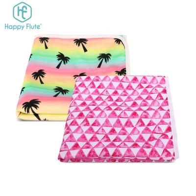 China HappyFlute Baby Pad Customized Baby Changing Nonwoven Portable Sleeping Mat High Quality Baby Travel Mat for sale