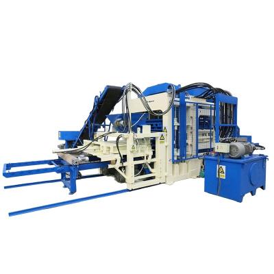 China QT18-15 Automatic Hotels Cement Brick Machine For Big Brick Making Plant for sale