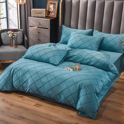 China Wholesale Disposable Home Textile Bedding Set Luxury Washed Silk Bedding Quilt Cover Bedding Comforter Sets for sale