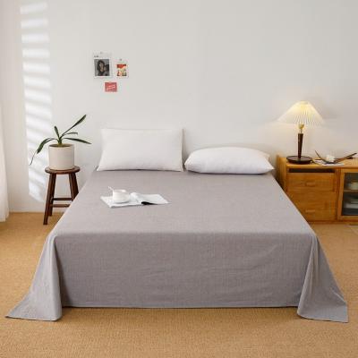 China New Design Hotel And Home Use Bed Linen Bed Sheet Soft Colored Sheet Viable Set 100% Cotton for sale