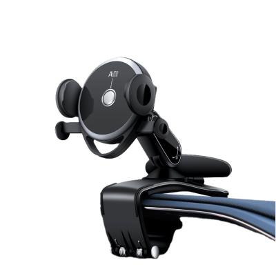 China Newest Design Adjustable Auto Lock Bracket Clip Car Phone Holder For Car Steering Wheel Dashboard for sale