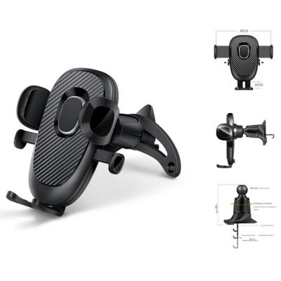 China 2022 Auto Lock Adjustable Bracket Car Air Vent Phone Holder Car Mobile Phone Holder Air Vent for sale