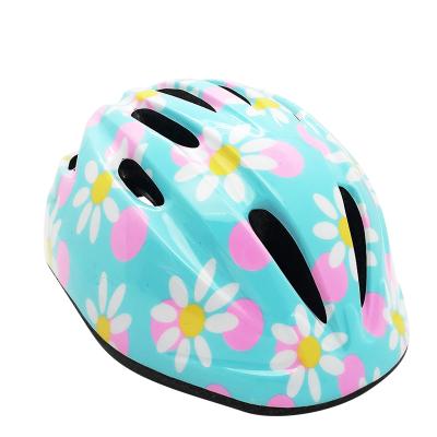 China Colorful MOON Kid Cycling Racing Kids Bike Helmet With Lovely Safety EPS+PVC OUT-MOLD Bar HB6-3 for sale