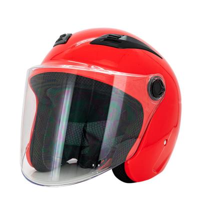 China Wholesale New Half MOON Main Popular Mature Face Protective ABS Moto Helmate Motocross Helmet for sale