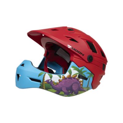 China ABS+PC Kids Safety Helmet Full-Mold Breathable Ultralight Full-Cover Removable Kids Sport Ski Bicycle Hel for sale