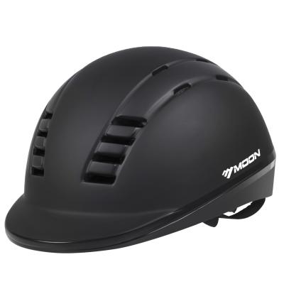 China Compounds DAW CE EN 1384 Standard VG1 Rider Riding Horse Black Half Covered Safety Helmet for sale