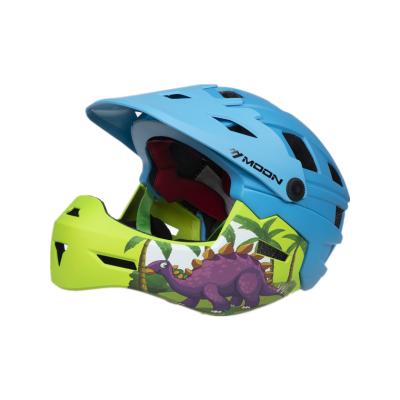 China ABS+PC MOON Adult And Teenagers Tilted Off Road Bicycle In Mold OEM PC+ABS KS11 Helmet for sale