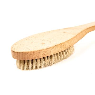 China Viable Wooden Professional Wooden Handle Makeup Brush Bath Pet Brush for sale