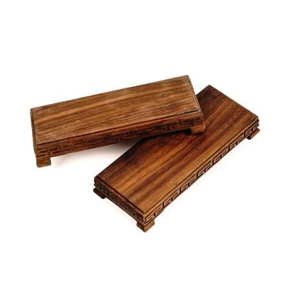 China Non-refillable Lodable Wooden Stand Designs Flower Stand Laptop Riser Laptop F Display Stand Wooden Base for sale