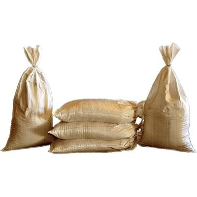 China Brand New Sandbags Polypropylene Tote Bag 50kg Recyclable For Construction for sale