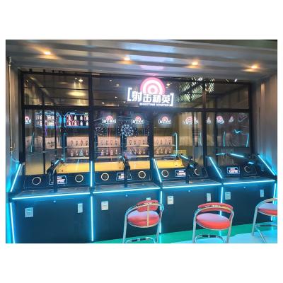 China Hot Kids Arcade Shooting Gun Games Space Technology Style Selling Coin Operated Home Arcade Game Machine Plastic Center For Entertainment Machine Bullets for sale