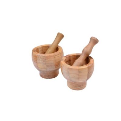 China Sustainable Cheap Natural Bamboo Drumstick Garlic Grinders For Crushing Grinding for sale