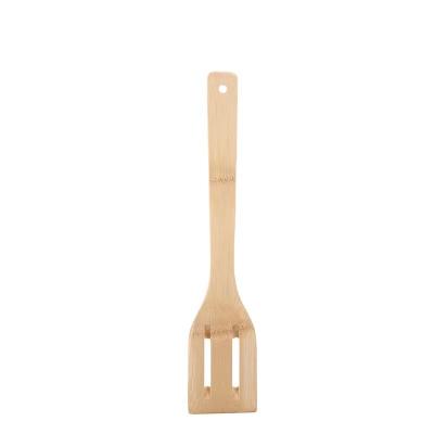 China Sustainable Plant Portable Natural Eco-friendly Kitchen Cooking Bamboo Spoon Shovel Bamboo Utensils Set for sale