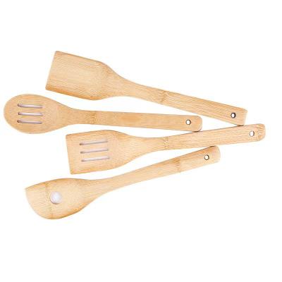 China Sustainable Original nature food grade cooking tools bamboo spade bamboo kitchen utensils set for sale