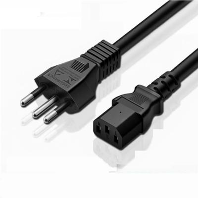 China Flame Retardant Switzerland Lichtenstein 3pin to Swiss IEC C13 Kettle Cord AC Extension Laptop Computer Power Cord for sale