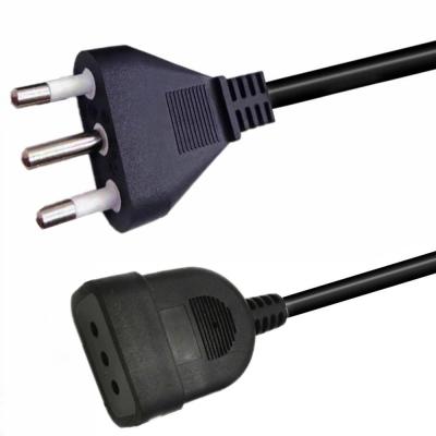 China Wholesale Italy 220v Flame Retardant Power Cord For Computer C13/15/C7 Black Color Good Quality IMQ 3 Pin for sale