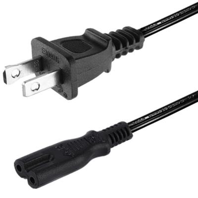 China Flame Retardant High Quality SPT-2 US Black Listed Lamp Power Cord With Integrated Switch Tinned End for sale