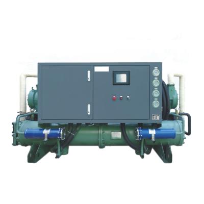 China For 20 30 50 100 200 water cooled industriy 500 ton chiller price recycling industrial water screw chiller for sale