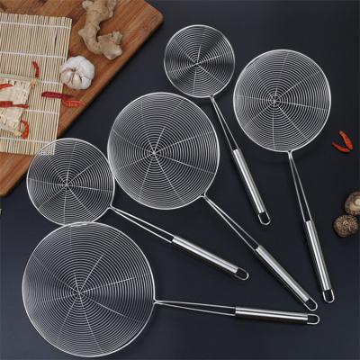 China Sustainable Universal Oil and Spider Skimmer Fine Mesh Strainer Stainless Steel for sale