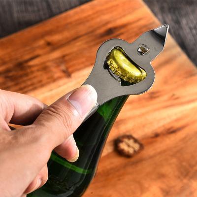 China Corkscrew Opener Beer Bottle Stainless Steel Jar Custom Waiter Logo Corkscrew Viable Bottle Opener for sale