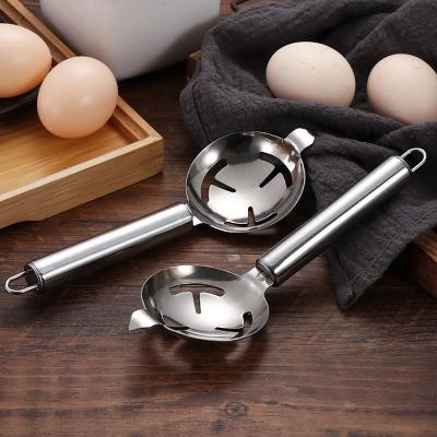 China Egg White Yolk Viable Filter Separator Stainless Steel Tools Separators Creative Cooking Egg Divider for sale