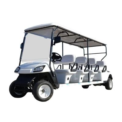 China Steel Frame+ABS Engineering Plastic Molding New Energy Parts 8 Seater Golf Cart Patrol Car Electric Passenger Travel Electric Bus for sale