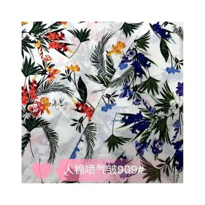 China Durable 45*45s Handle 45s Soft 100% Rayon Woven Fabric For Dress for sale