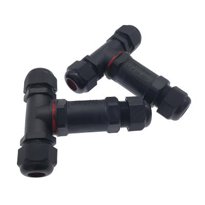 China IP68 T2-3 Electrical Cable Connectors 3 Pin 32A 450V Cable Wire Gland Socket Waterproof Connector T2-3 for sale