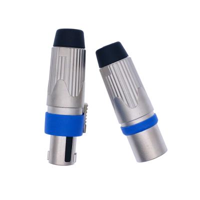 China Waterproof NL4FC Connector Metal Speakon Connector Plug Male Female Automotive Audio Linker Plug for sale