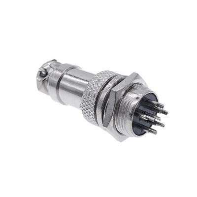 China 2/3/4/5/6/7/8/9/10 Pin Male Plug Connectors GX16 Aviation Automotive Female Cable Connector for sale