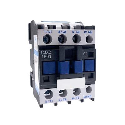 China CJX2-1801 AC 24V Single Phase 32A 50/60HZ Contactor AC Electrical Contactor CJX2-1801 for sale