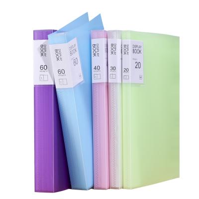 China Eco-friend 2022 new arrivals custom logo plastic document folder pvc a4 folders plastic clear colored document for sale