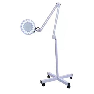 Κίνα Adjustable LED Floor Magnifier Position Floor Lamp For Eyelash Extension Led Beauty Lamp Facial Skin Enlargement Lamp WL-206L προς πώληση