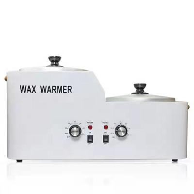 China Wholesale Large Capacity Double Pot Hair Removal Wax Warmer DEEP CLEANING Wax Heater for sale