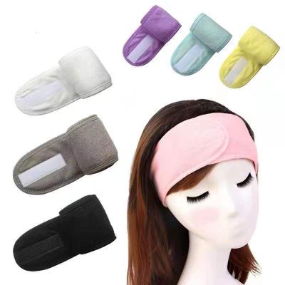 China Custom New Design Cotton Women Shower Yoga Makeup Spa Sports Headband WL-HB01 for sale