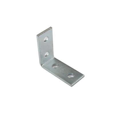 China Support System 4 Hole 90 Degree Angle Connector Corner Bracket For Strut Channel Slotted Joint for sale