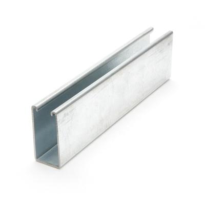 China New hot sale high quality and cheap price hot dipped galvanized/powder coated steel channel strut all sizes for sale