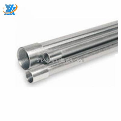 China Electrical Wiring System Pre Galvanized Insulating Tube Metal Pipe for sale