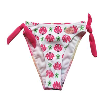 China Comfortable New Style Comfortable Children's Swimwear Printed Children Bath Briefs Girls Swimming Backrest for sale