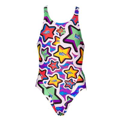 China Daily Breathable Shoulder Strap Training Swimsuit Bikini For Young Girl High Cut Athlete Packing Bathing Suit for sale