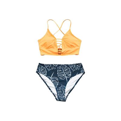 China Plus Size Plus Size New Arrival Ladies Swimwear Bikini Two Piece Set for sale