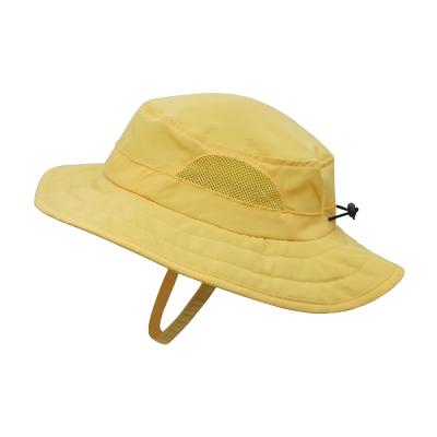 China breathable & waterproof breathable & Sun Protection Bucket Hat Kids UPF 50+ Sun Protection Hats Summer Play Waterproof Hat for sale