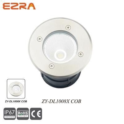 China Garden COB 7W LED lamp outdoor waterproof ip67 inground led round light for sale