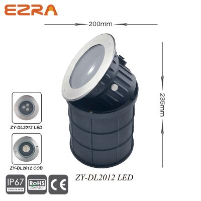 China Apply For Green Belt IP67 LED 6*2W Adjustable Outdoor Inground Lamp 220v Outdoor Lighting for sale