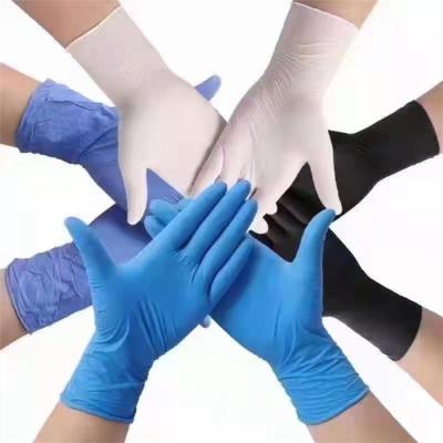 China Comfortable Nitriles - 100% Pure Clean Comfortable Salon Use Beauty Glove - Nitriles Tattoo Kitchen Lab Nitrile Rubber Manicure Supply Nail Art Glove for sale