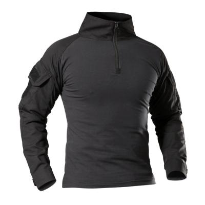 China S-5XL Men's Gym Running T-shirt QUICK DRY QUICK DRY Zipper Sports T-Shirt S-5XL Outdoor Quarter Long Sleeve Quick Dry for sale