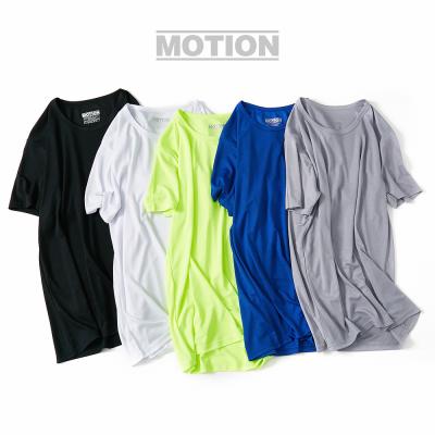 China 100% Cheap Quick Dry Breathable Quick Dry Cotton Solid 10 Colors Round Neck OEM Logo White Plain Mens T-Shirts for sale