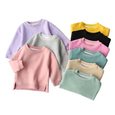 China OEM Logo Fleece Custom Warm Child Kids Children Boy Girl Breathable Sweater Long Sleeve Sweatshirt for sale