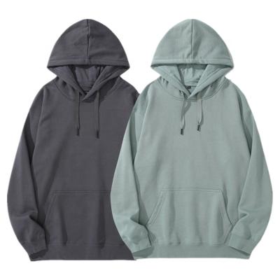 China OEM Logo Quality Heavy Logo Quality Winter Heavy Anti-pilling 450gsm Shear Anti-pilling Men's Women's Pullover Hooded Sweatshirt Unisex Solid Plain Hoodies Custom Made for sale